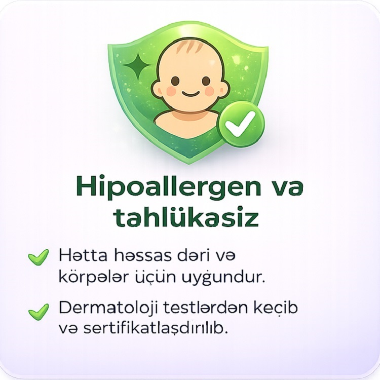 Hipoallergen və təhlükəsiz — Topsi kapsulları
